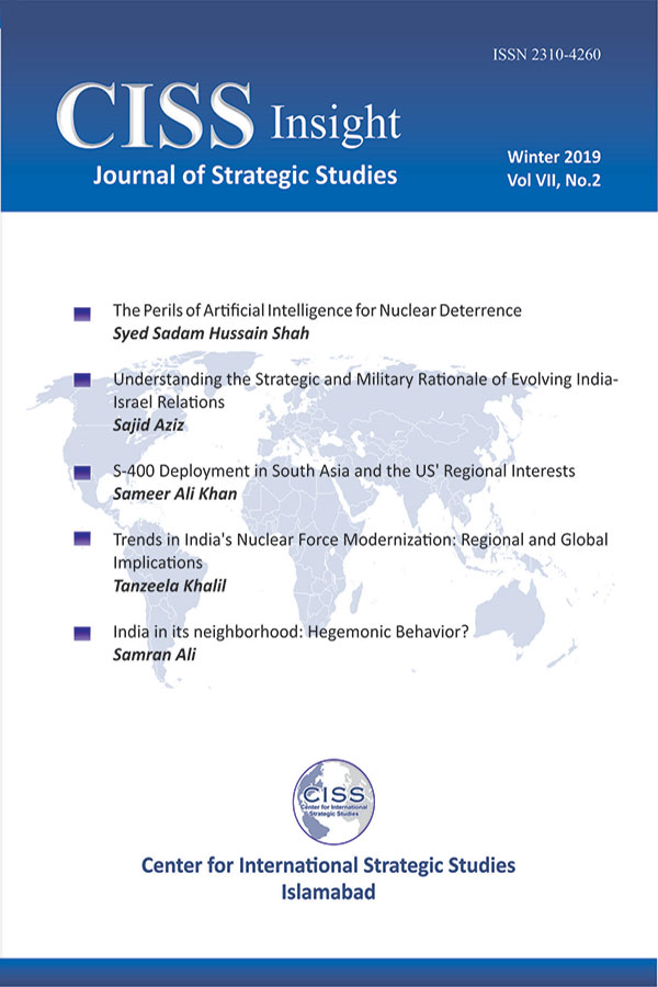 CISS Insight - A Journal of Strategic Studies - Winter 2019